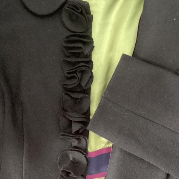 Boden Soho Jacket with Ruffle Trim - Size 6 - Picture 5 of 7